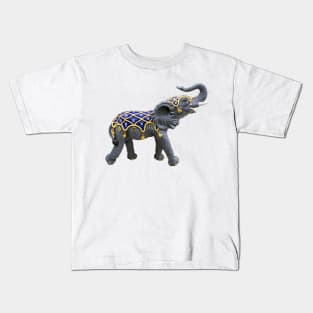 Carousel Animal Elephant Photo Kids T-Shirt